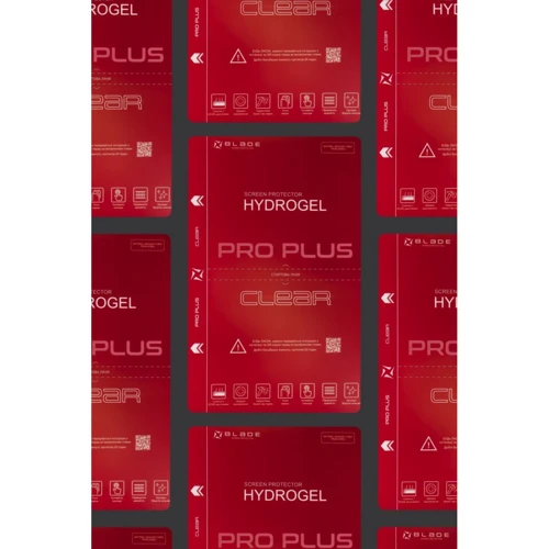 Защитная пленка для iPhone BLADE Hydro-Gel Screen Protector PRO PLUS Edge Display Clear Glossy фото 5