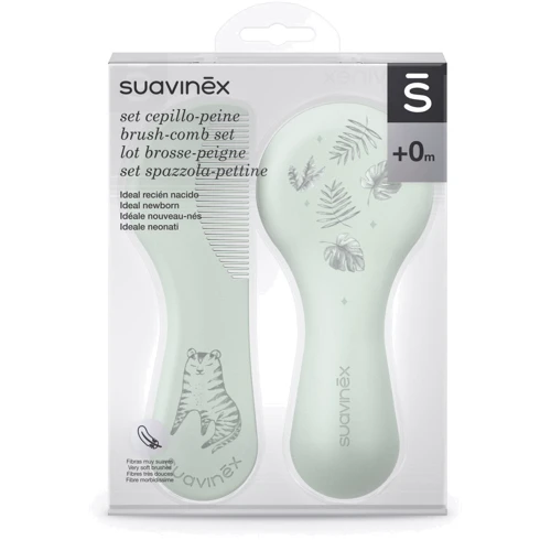 Набор детских гребешков Suavinex Hygge зеленый 2 шт. (400265/2): Производитель Suavinex