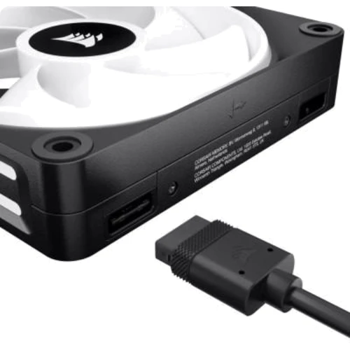 Кулер Corsair iCUE Link QX120 RGB PWM PC Fans Starter Kit with iCUE Link System Hub (CO-9051002-WW): Регулировка оборотов широтно-импульсная модуляция (PWM)