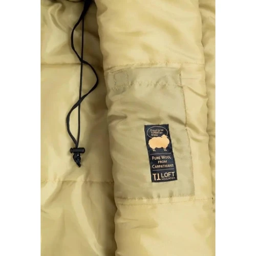 Спальний мішок Turbat Vogen Winter khaki/mustard 185 см хакі/гірчичний (012.005.0328): Матеріал зовнішньої тканини Toray 55D Polyester W/R