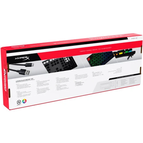 Клавіатура HyperX Alloy Origins PBT RGB Mechnical Red (639N3AA) фото 8