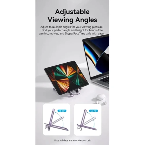 Держатель Vention Desk Holder KCZH0 Gray for Tablets and Smartphones from 4.7'' to 12.9'': Совместимость Для планшета, Для смартфона, Apple