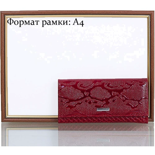 Жіночий гаманець Karya червоний (SHI1101-019): Формат гаманця горизонтальний
