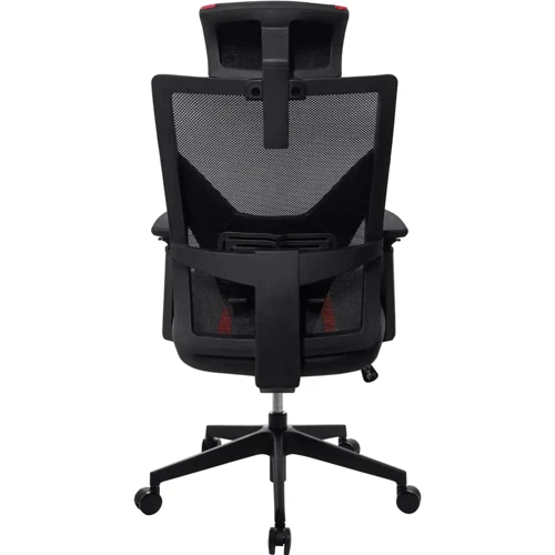 Кресло геймерское GT Racer X-6674 Black/Red: Материал обивки С сеткой, Искусственная кожа