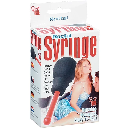 Анальный душ с 2 насадками Seven Creations Rectal Syringe