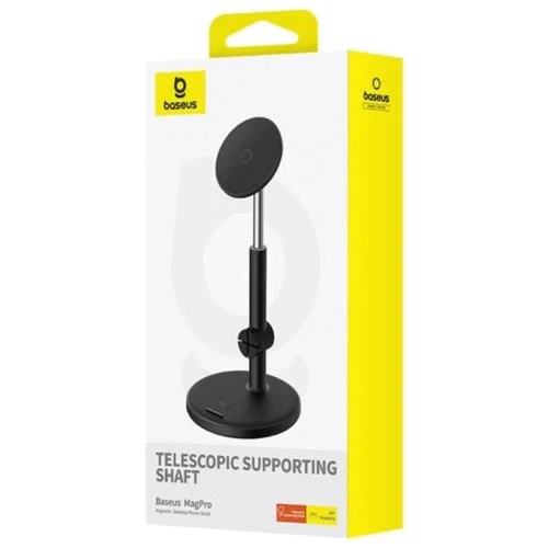 Держатель Baseus Desk Holder MagPro Black (B10564100121-00) for Apple iPhone 16 I 15 I 14 I 13 I 12 series фото 6