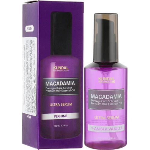 Kundal Macadamia Ultra Serum Amber Vanilla Масло-Сыворотка для волос Янтарная ваниль 100 ml: Пол Для женщин