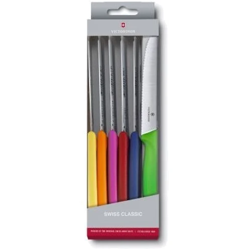 Набір ножів Victorinox Swiss Classic Colorful Tomato and Table Knife Set 6 пр. (6.7839.6G): Найменування набор ножей