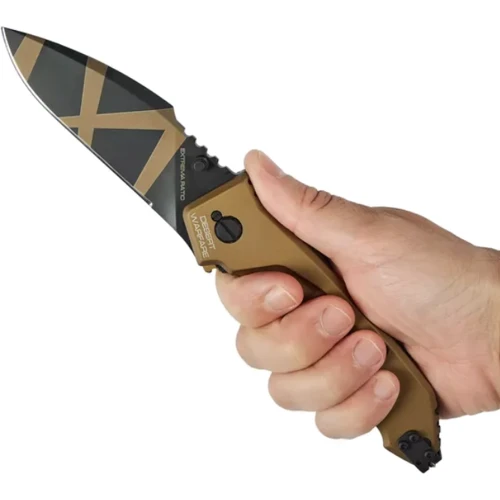 Нож Extrema Ratio MF1 DW desert (1784.01.96): Система открывания одной рукой Есть