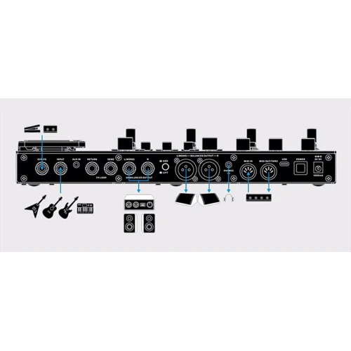 Гитарный процессор эффектов Процессор эффектов HOTONE AUDIO VALETON GP-200R фото 6