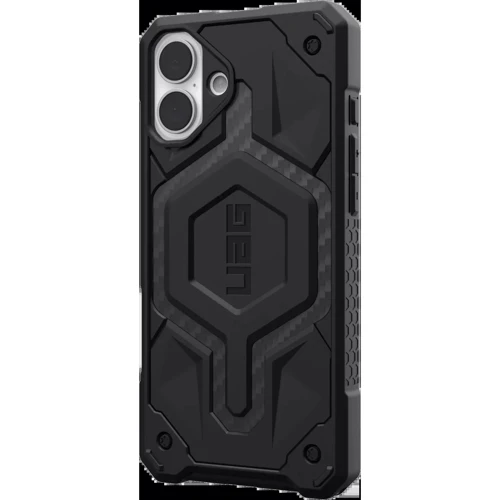 Чехол для iPhone Urban Armor Gear UAG Monarch Pro Magsafe Carbon Fiber (114457114242) for iPhone 16 Pro Max: Материалы поликарбонат и полиуретан