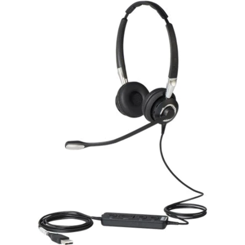 Наушники Jabra BIZ 2400 II Duo MS USB (2499-823-309): Тип конструкции накладные