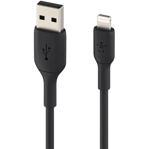 Кабель Belkin Cable USB to Lightning PVC 3m Black (CAA001BT3MBK): Длина 3 м