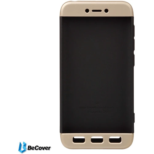 Чохол для телефона BeCover Case 360° Super-protect Black/Gold for Xiaomi Redmi 5A (701883)