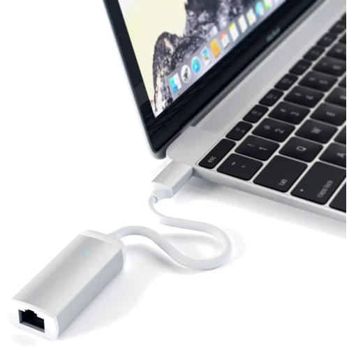 Адаптер Satechi Adapter USB-C to RJ45 Silver (ST-TCENS): Дополнительные разъемы Ethernet