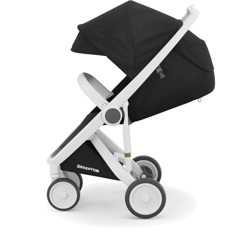 Прогулочная коляска Greentom Classic Black-White (8718858972340): Количество блоков 1