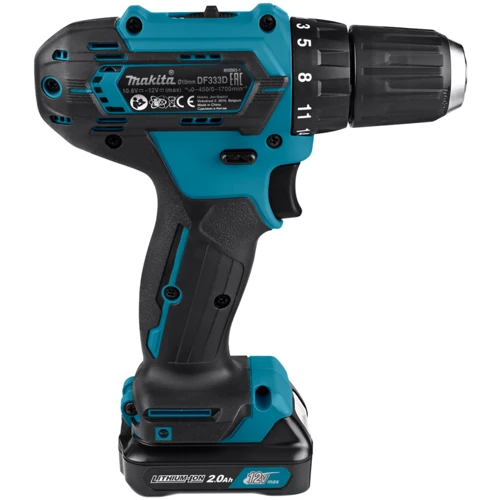 Шуруповерт Makita DF333DSAE: Питание от аккумулятора