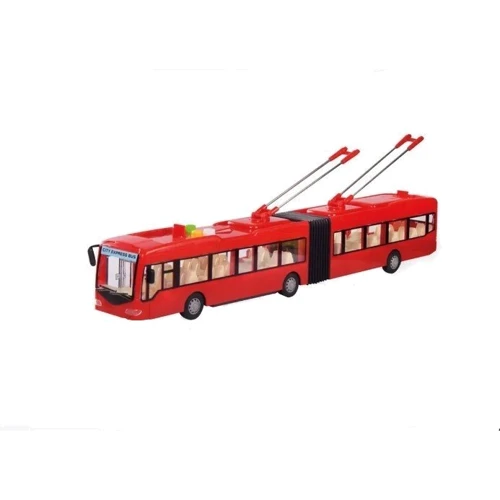 Автомодель Троллейбус Автопром 1:43 4 цвета свет, звук (7991ABCD) фото 5