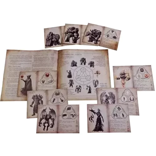 Настольная игра Интаглиф Бестиарий Сигиллума: Четырехпутье (Bestiary of Sigillum: Crossroad)