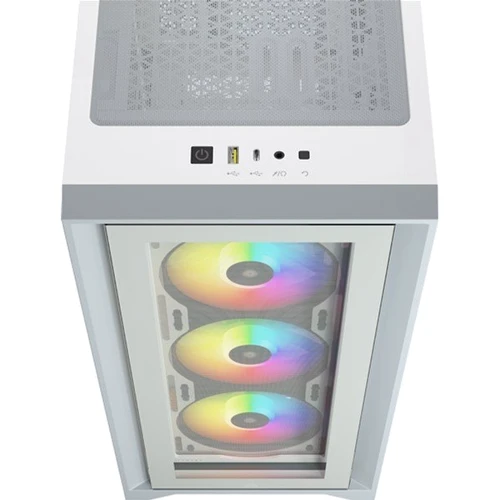 Корпус Corsair iCUE 4000X RGB Tempered Glass White (CC-9011205-WW) фото 8