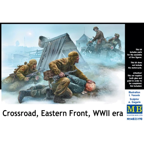 Набір фігурок Master Box Перехрестя, східний фронт, II МВ (MB35190)