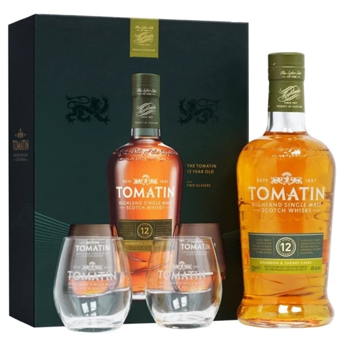 Виски Tomatin 12 Years Old +2 бокала (AS124531)