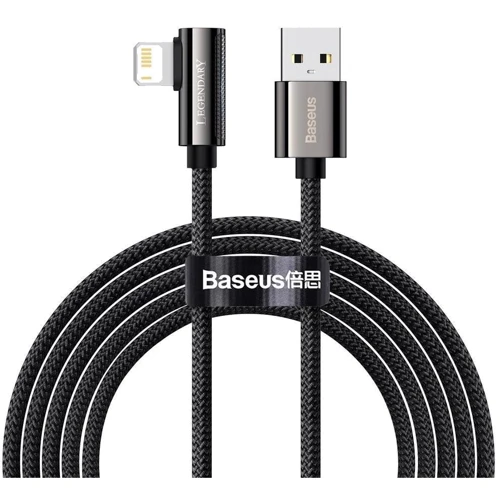 Кабель Baseus USB Cable to Lightning Legend Elbow 2.4A 2m Black (CALCS-A01)