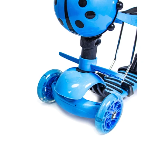 Самокат Scooter "Божа корівка" 5in1. Blue (багатофункціональний): Тип коліс литі