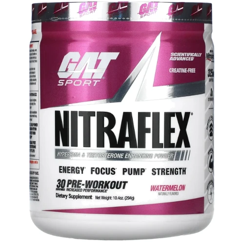 Предтренировочный комплекс GAT Nitraflex 294 g /30 servings/ Watermelon