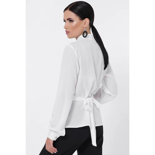 Блуза FashionUp BZ-1783B 46 белая с длинным рукавом: Сезон Демисезон
