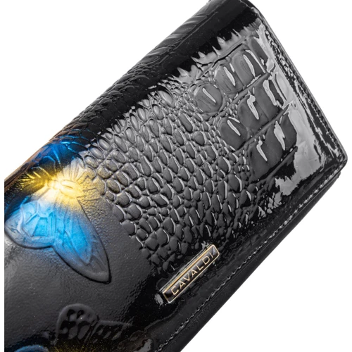Женский кошелек 4U Cavaldi черный (DNKPN20-BFC-blue): Тип Кошельки