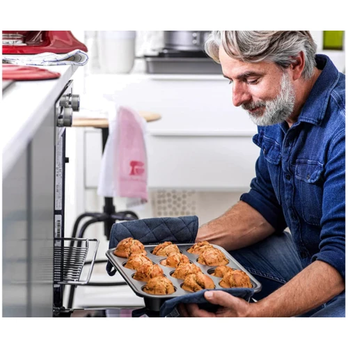 Форма для выпечки мафинов KitchenAid, 41х28х4 см, на 12 шт. (CC003296-001): Диапазон температур, °C 230