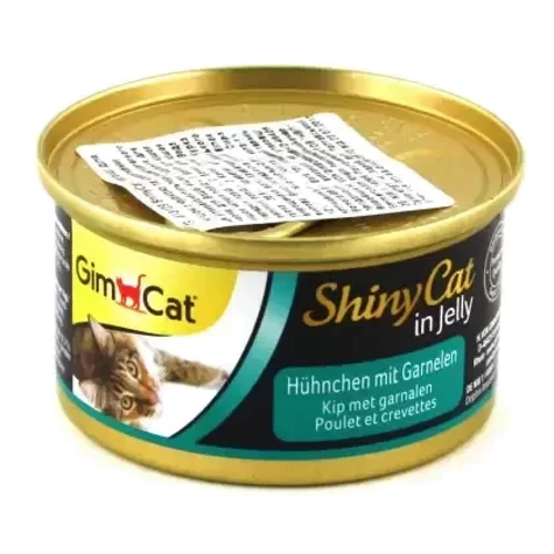 Влажный корм GimCat Shiny Cat для кошек с курицей и креветками 70 g (4002064413129): Возраст Взрослые