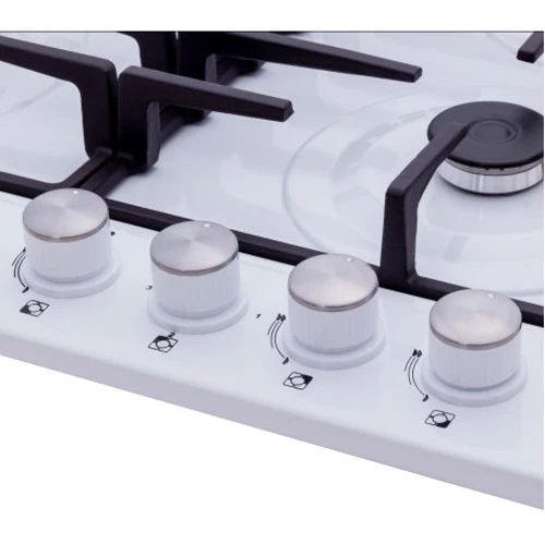 Варочная поверхность газовая Perfelli HGM 61490 WH: Расположение панели Фронтальное