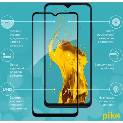 Аксессуар для смартфона Piko Tempered Glass Full Glue Black for Tecno Spark 10: Совместимость Tecno Spark 10