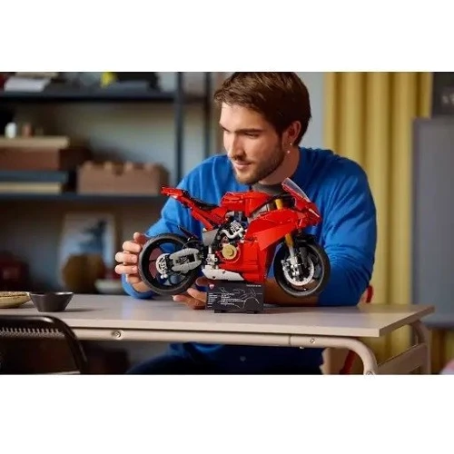 Конструктор LEGO Technic Мотоцикл Ducati Panigale V4 S 1603 деталі (42202) фото 14
