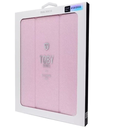 Аксессуар для iPad Dux Ducis Toby Series with Pencil Holder Pink for iPad 10.9 (2022 / 2024) / iPad 11 2025: Материал искусственная кожа