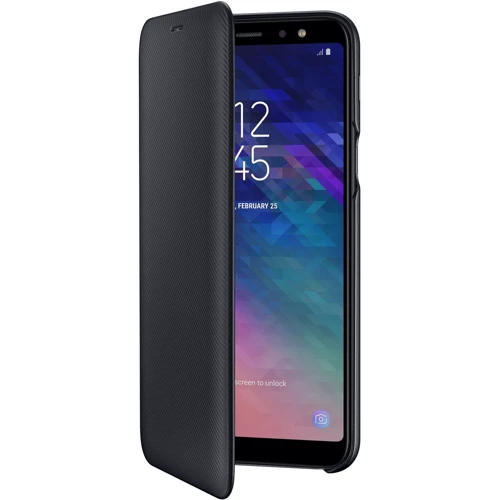 Чохол для телефона Samsung Wallet Flip Cover Black (EF-WA605CBEGRU) for Samsung A605 Galaxy A6 Plus 2018