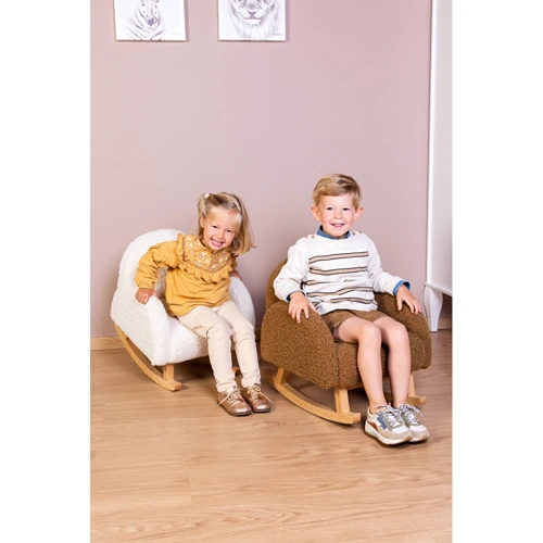 Детское кресло-качалка Childhome teddy white (RCKTOW) фото 4