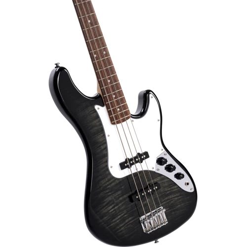 Бас-гітара CORT GB24JJ Trans Black: Кількість струн 4