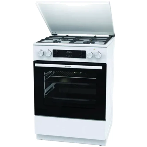 Плита комбинированная Gorenje GKS6C71WF: Тип варочной поверхности газовая