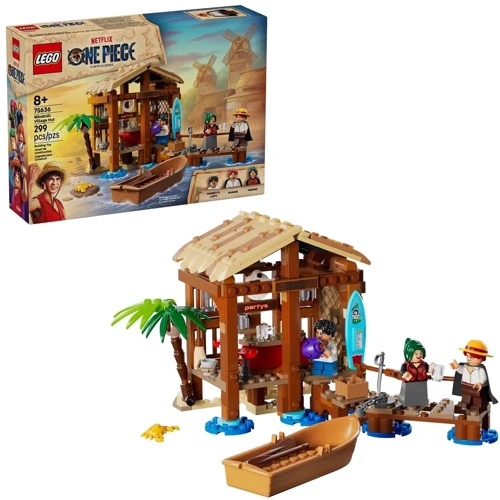 Конструктор LEGO ONE PIECE Хижина в Поселке Ветряков (75636)