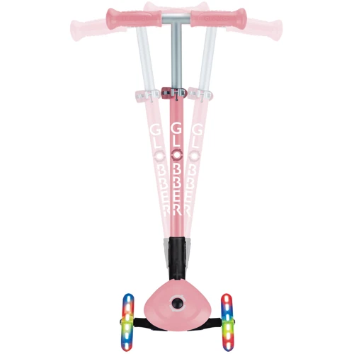 Самокат Globber серии PRIMO FOLDABLE LIGHTS, пастельно-розовый, 3 колеса с подсветкой 50 кг 3+ (432-211-3): Тип тормоза ножной