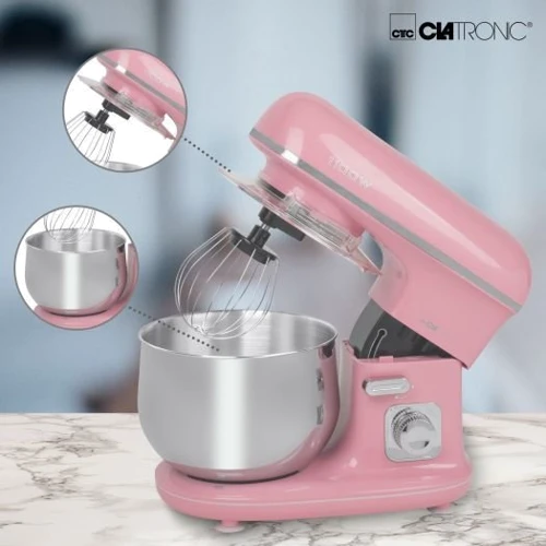 Кухонний комбайн Clatronic KM 3711 Pink: Конструкція стаціонарний