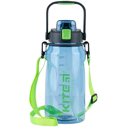 Пляшечка Kite для води 1500 мл синя (K24-1202-1): Тип Бутылка