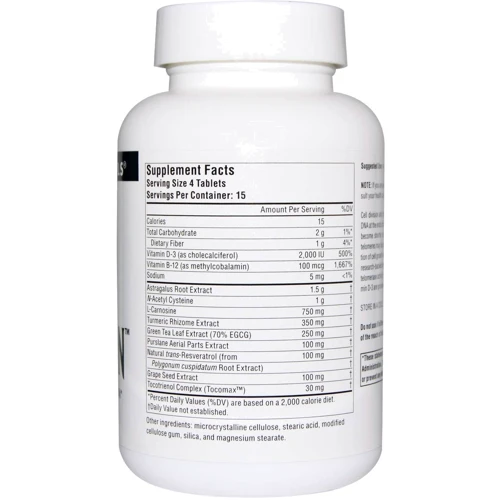 Source Naturals Telomeron, DNA Protection, 60 Tablets: Тип Витамин D