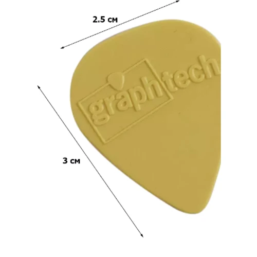 Медіатор Набір медіаторів GRAPH TECH PQP-0068-V6 TUSQ STANDARD PICK 0.68MM VINTAGE (WARM) 6 PACK: Матеріал Туск