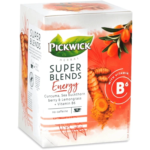Чай Pickwick трав'яний вітамінний лемонграс 15x1.5 г (8711000484272)