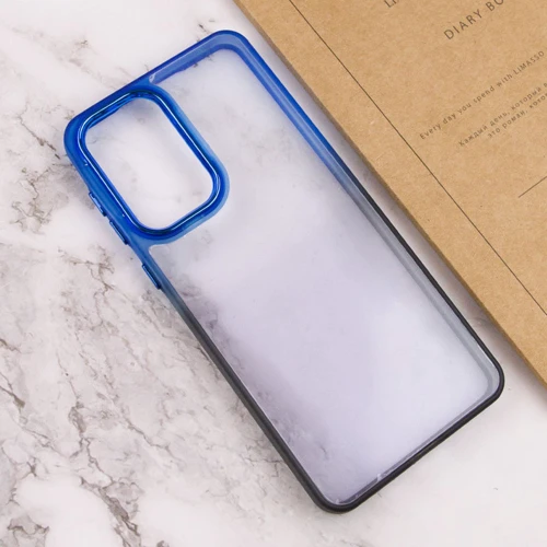 Чохол для телефона TPU Case TPU+PC Fresh Sip Black/Blue для Samsung A336 Galaxy A33 5G: Тип накладка на задню частину