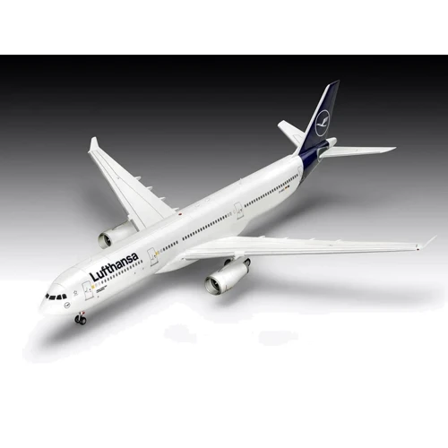 Сборная модель Revell Самолет Airbus A330-300 Lufthansa уровень 4 масштаб 1:144 (RVL-03816): Масштаб 1:144